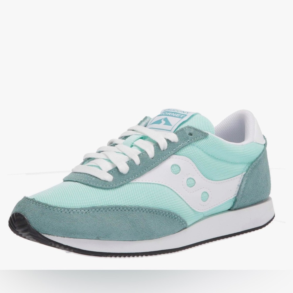 Women’s Saucony Hornet Sneakers. Mint Green, Size 8.5. Only Worn Once!
